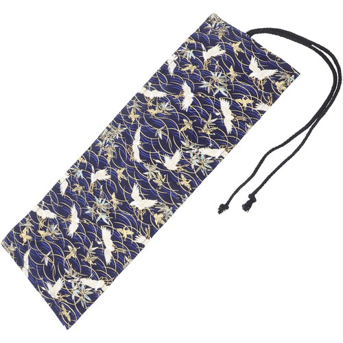 Cotton pencil roll pouch - pencil, up