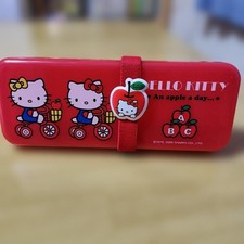 Hello Kitty red pencil case