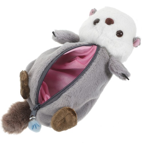 Soft plush pencil case - soft, pen