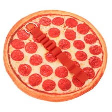 Canvas Pizza Pencil Case Roll