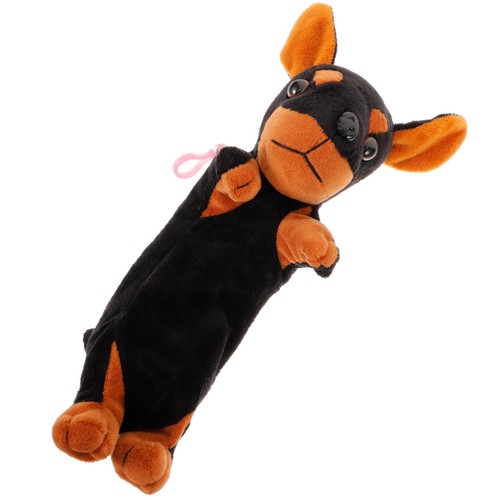 Plush pencil case - cute, dog